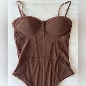 Shop Priceless Uma corset mesh bodysuit
